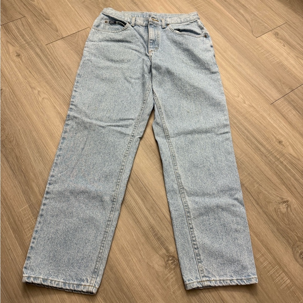 Lee Women's Vintage Light Blue Straight Leg Jeans